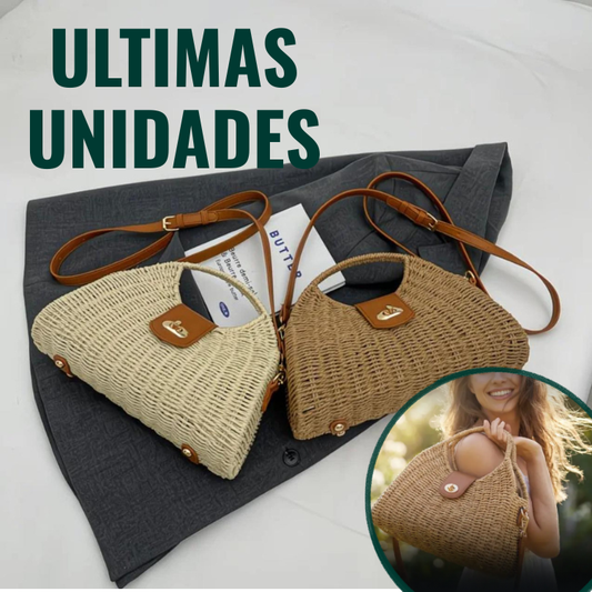 💦BOLSO ARTESANO BRISA DE MIMBRE👜🤞 tejido en fibra natural🍀💚👌