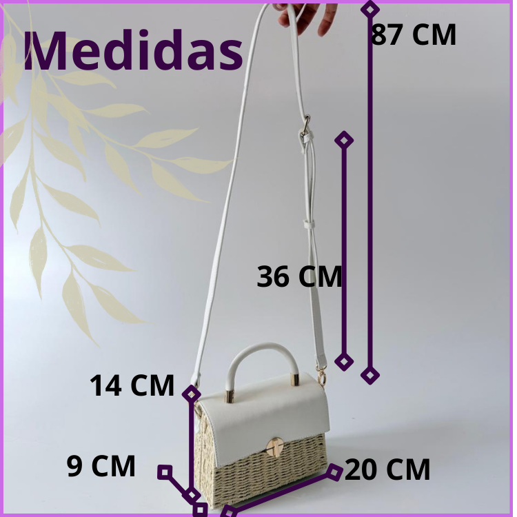💃BOLSO ARTESANO BAUL👜 tejido en fibra natural🍀