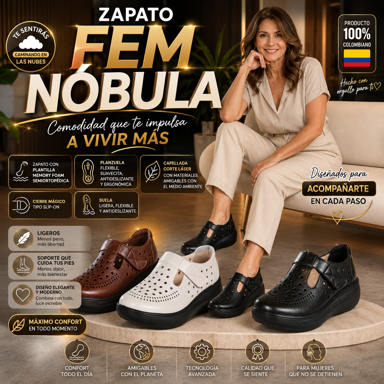 👟ZAPATO FEM NOBULA 💨💕zapato de plataforma spong cake♥🍭🌻