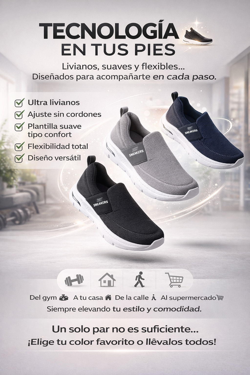 ▶ 🍀TENIS  ACTIVE FLOW 2X1  👟 tenis deportivo confort y ergonomico👟🦶