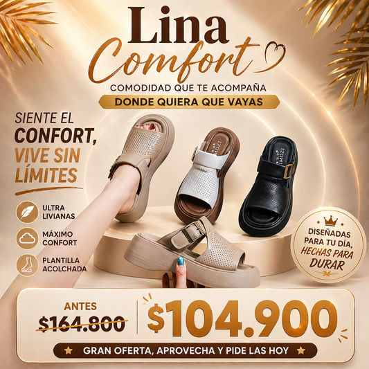 SANDALIA PLATAFORMA LINA CONFORT👡💋