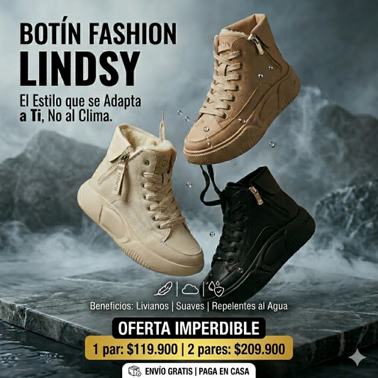 👟 BOTIN  FASHION LINDSY 🎀Botin Sport Microfibra 💚 🌸