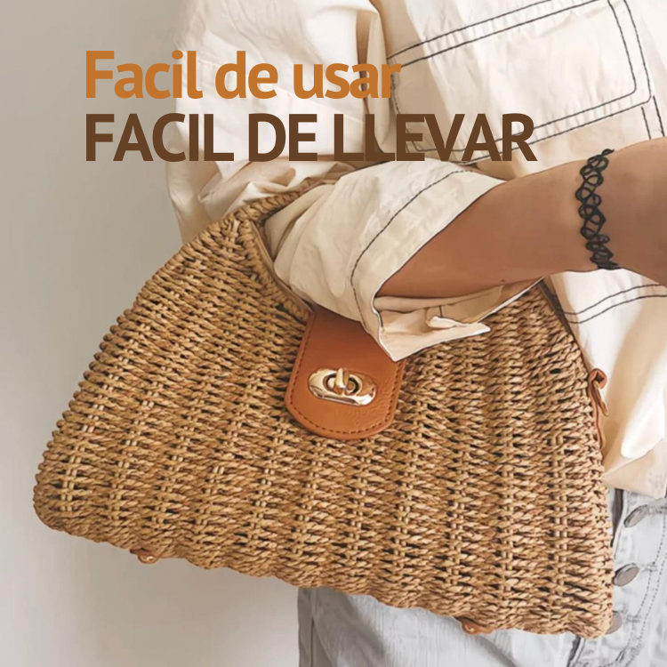 💦BOLSO ARTESANO BRISA DE MIMBRE👜🤞 tejido en fibra natural🍀💚👌