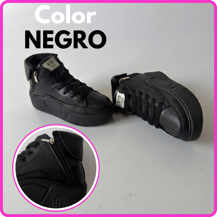 👟 BOTIN  FASHION LINDSY 🎀Botin Sport Microfibra 💚 🌸