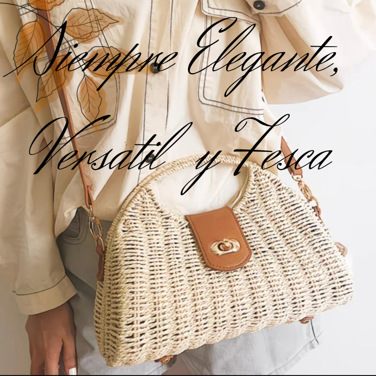 💦BOLSO ARTESANO BRISA DE MIMBRE👜🤞 tejido en fibra natural🍀💚👌
