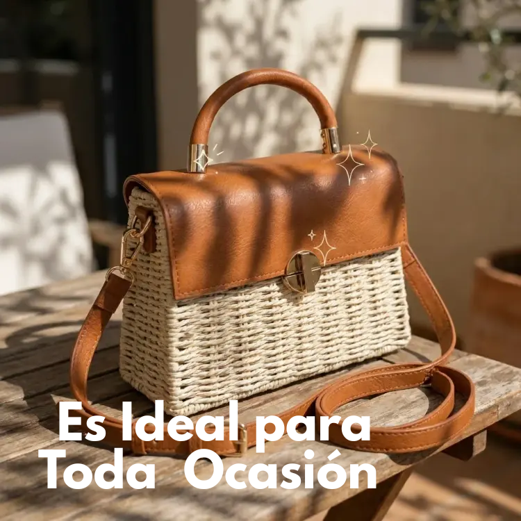 💃BOLSO ARTESANO BAUL👜 tejido en fibra natural🍀