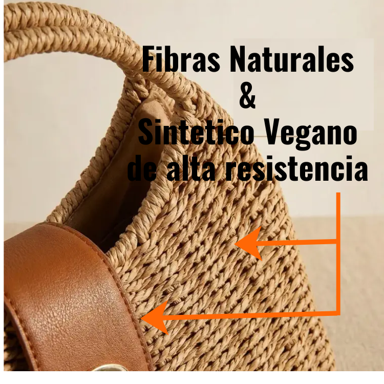💦BOLSO ARTESANO BRISA DE MIMBRE👜🤞 tejido en fibra natural🍀💚👌