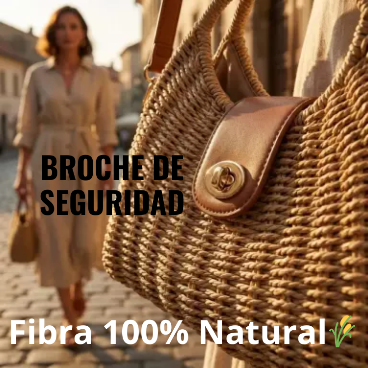 💦BOLSO ARTESANO BRISA DE MIMBRE👜🤞 tejido en fibra natural🍀💚👌