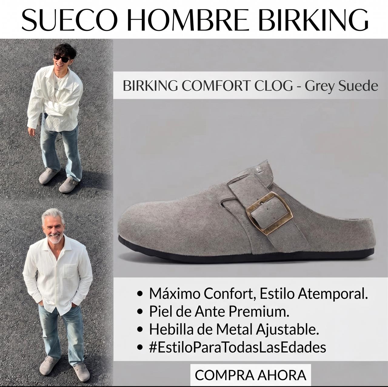 SUECO HOMBRE BIRDKING💥💪sueco gamuzado♻