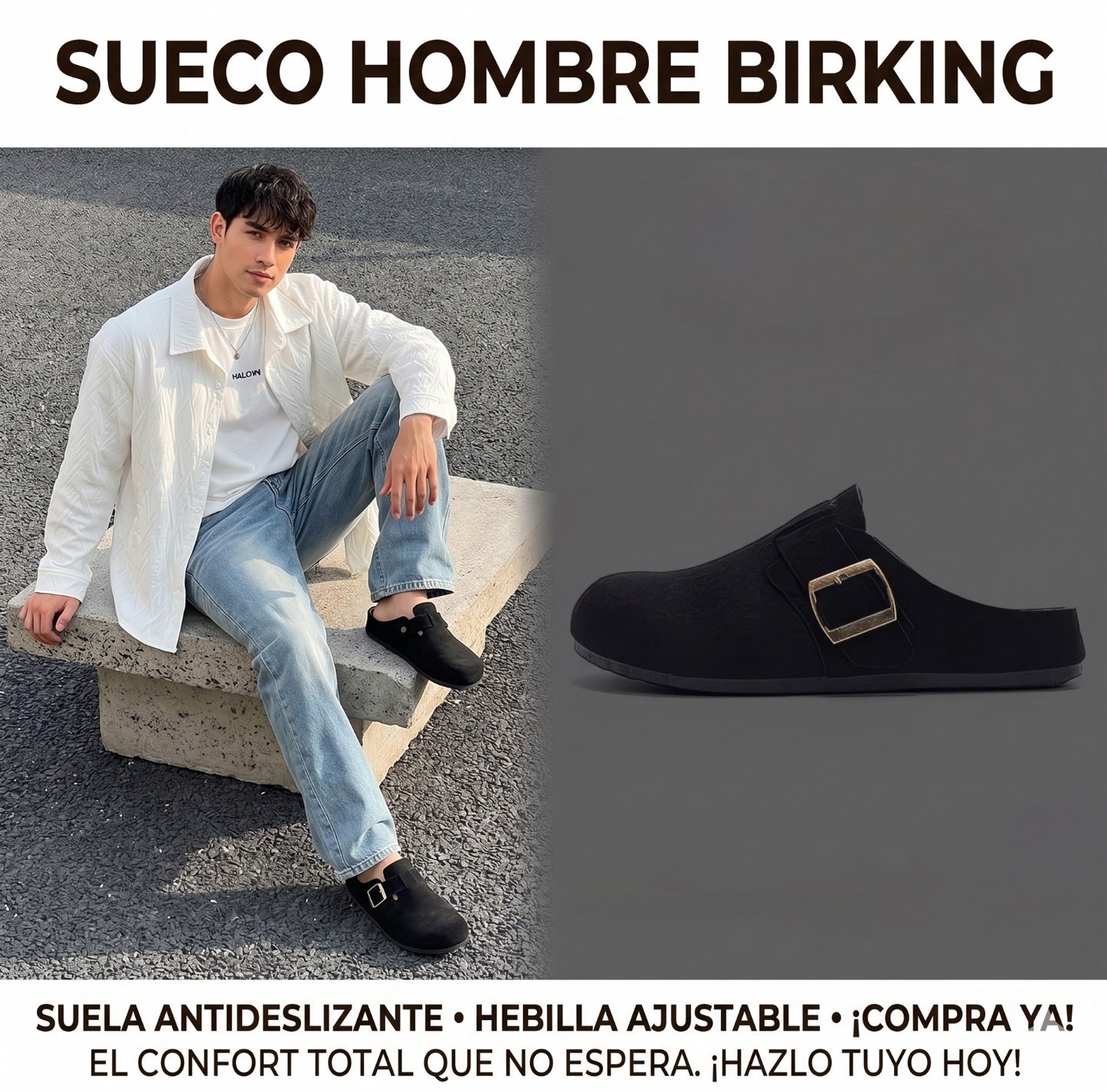 SUECO HOMBRE BIRDKING💥💪sueco gamuzado♻