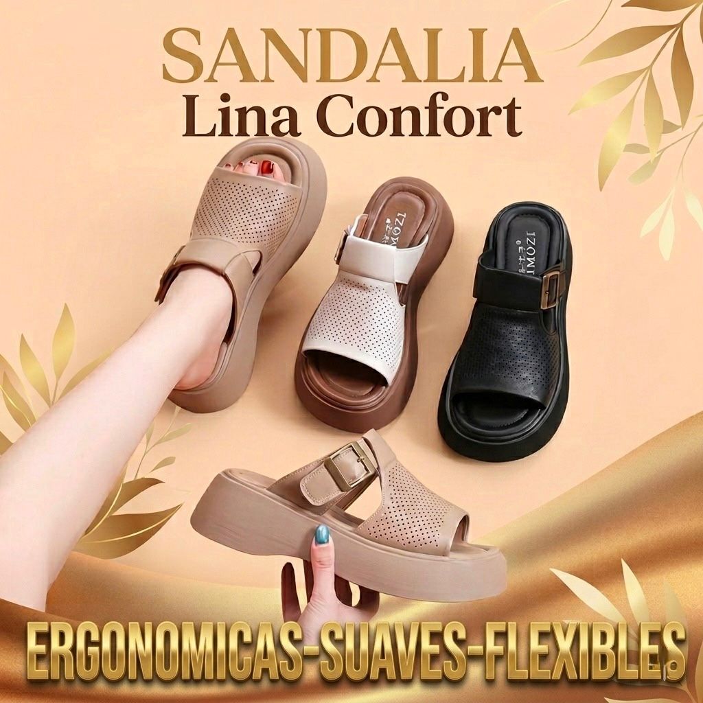 SANDALIA PLATAFORMA LINA CONFORT👡💋