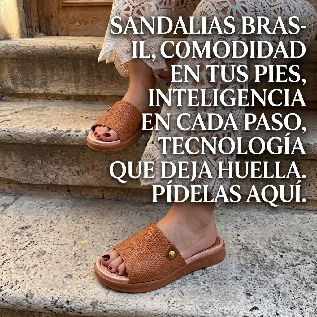 💋SANDALIA SUPER CONFORT  BRASIL🌿ergonomica-suave-liviana