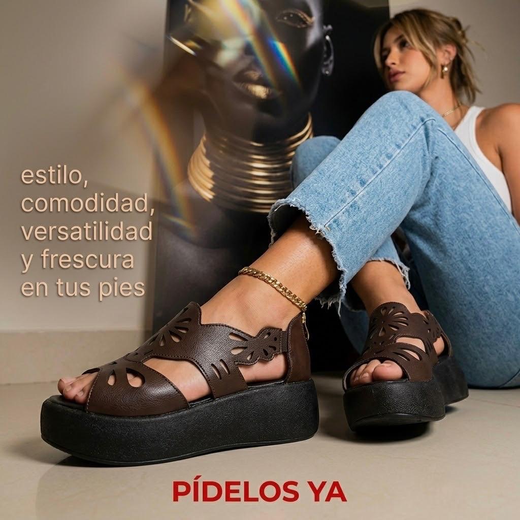 👡SANDALIA CONFORT SOFIA🌺plataforma ultra suaves🤞